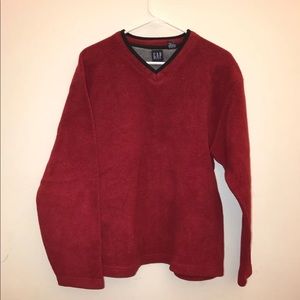 GAP Men’s Red Fleece Pullover